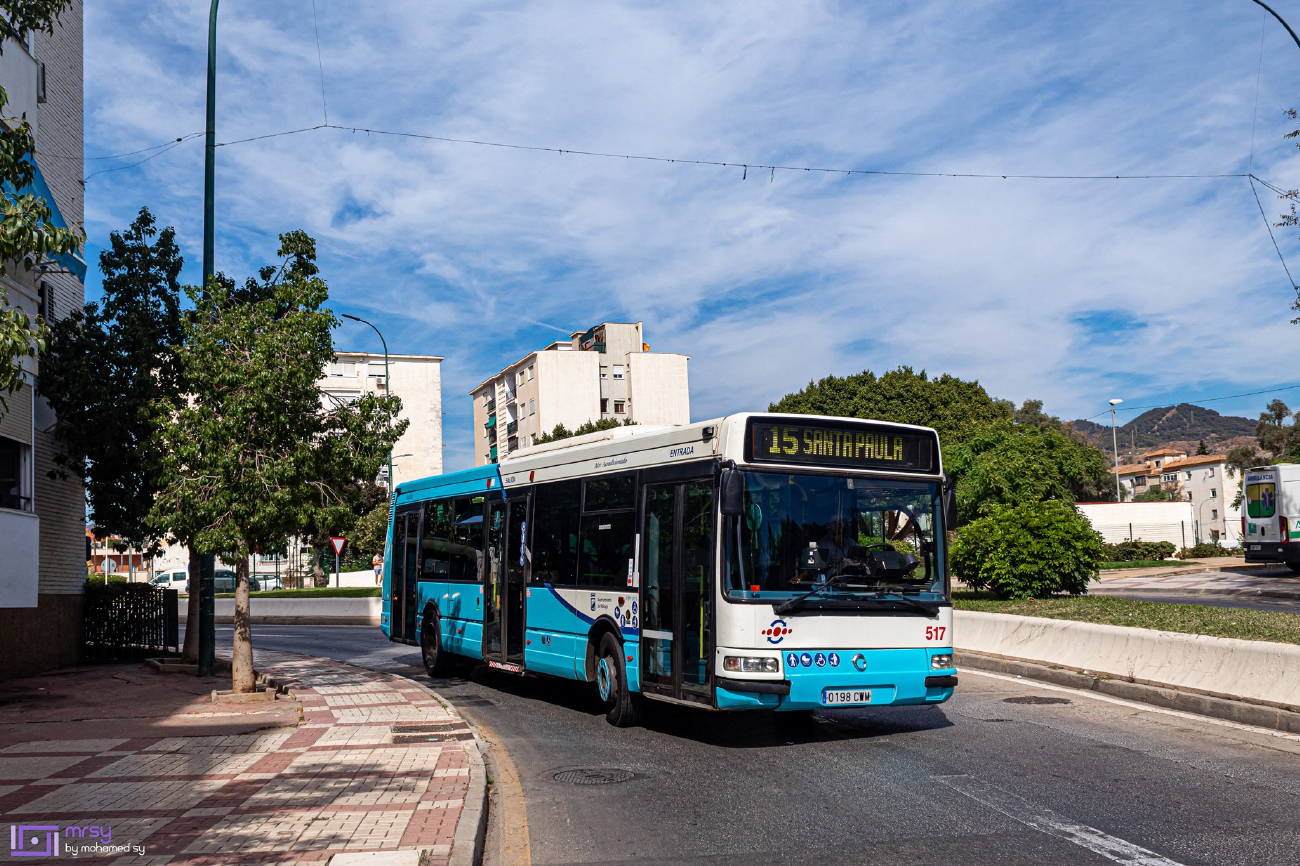 Málaga, Hispano Citybus E (Irisbus Agora S) # 517
