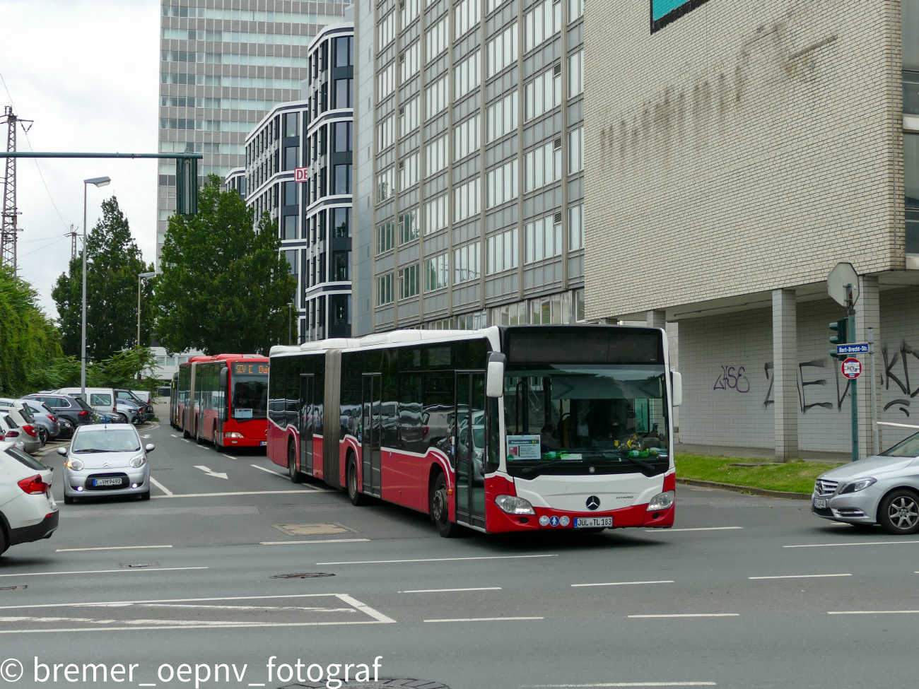 Düren, Mercedes-Benz Citaro C2 G # JÜL-TL 183