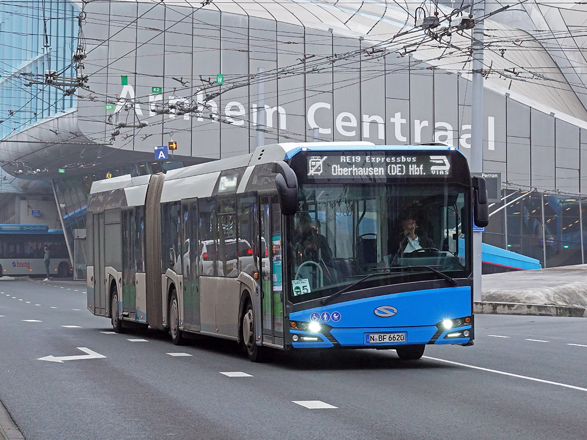 Nuremberg, Solaris Urbino IV 18 # N-BF 6620; Oberhausen — Ersatzverkehr Generalsanierung Oberhausen — Emmerich