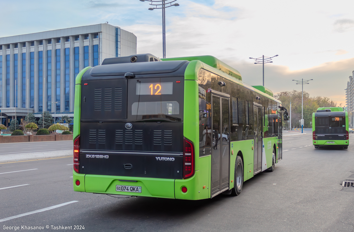 Tashkent, Yutong ZK6126HG (CNG) # 01339