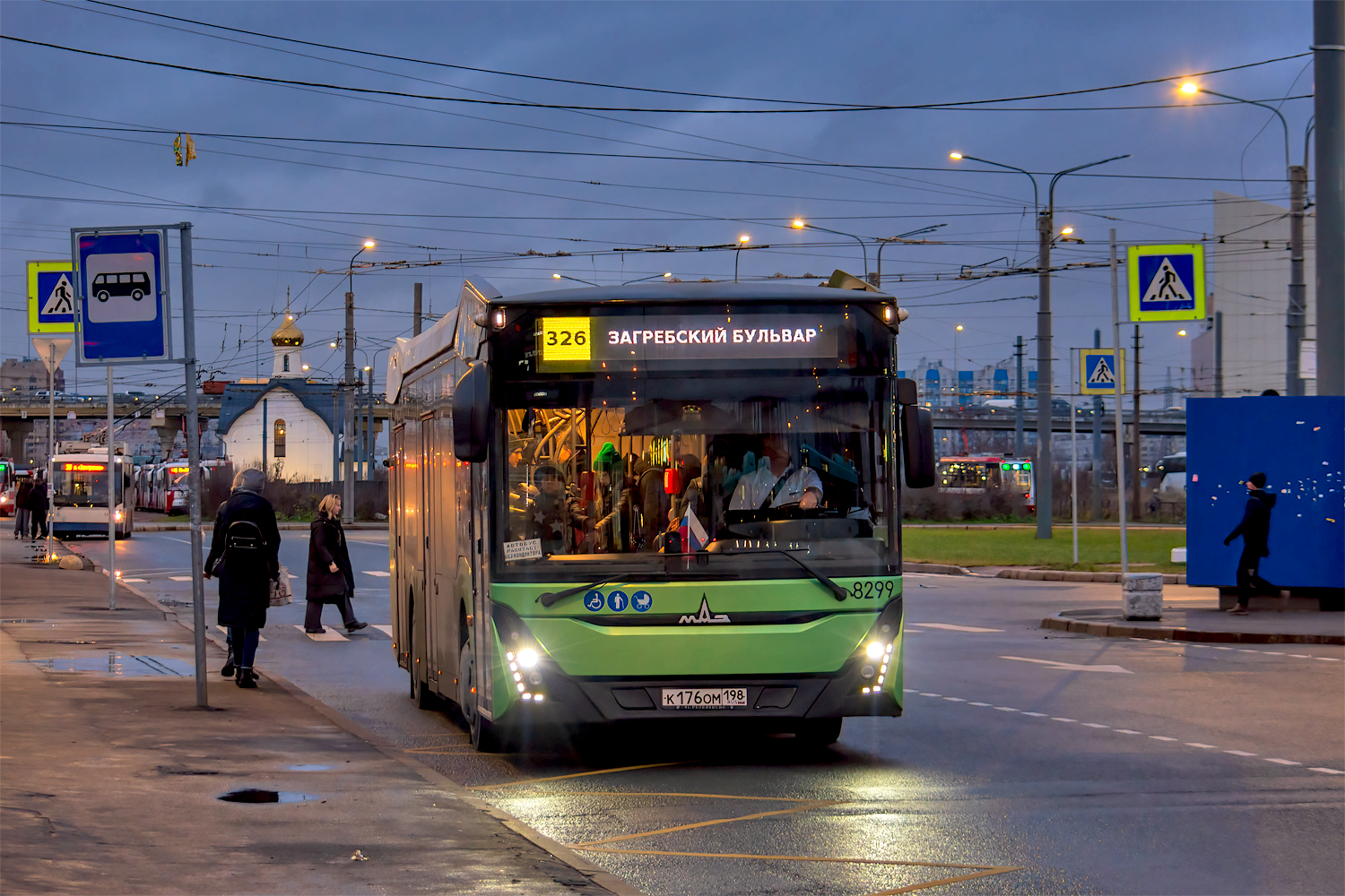 Saint Petersburg, MAZ-303.266 # 8299