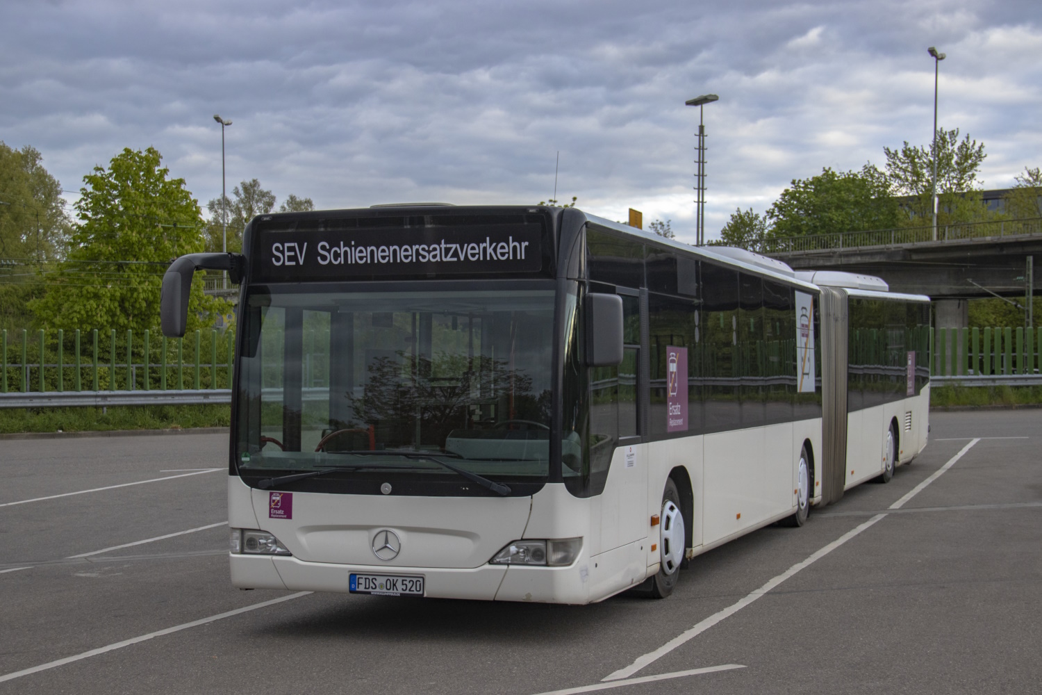 Freudenstadt, Mercedes-Benz O530 Citaro Facelift G # FDS-OK 520; Tübingen — SEV RB63 Tübingen — Herrenberg (Ammertalbahn)