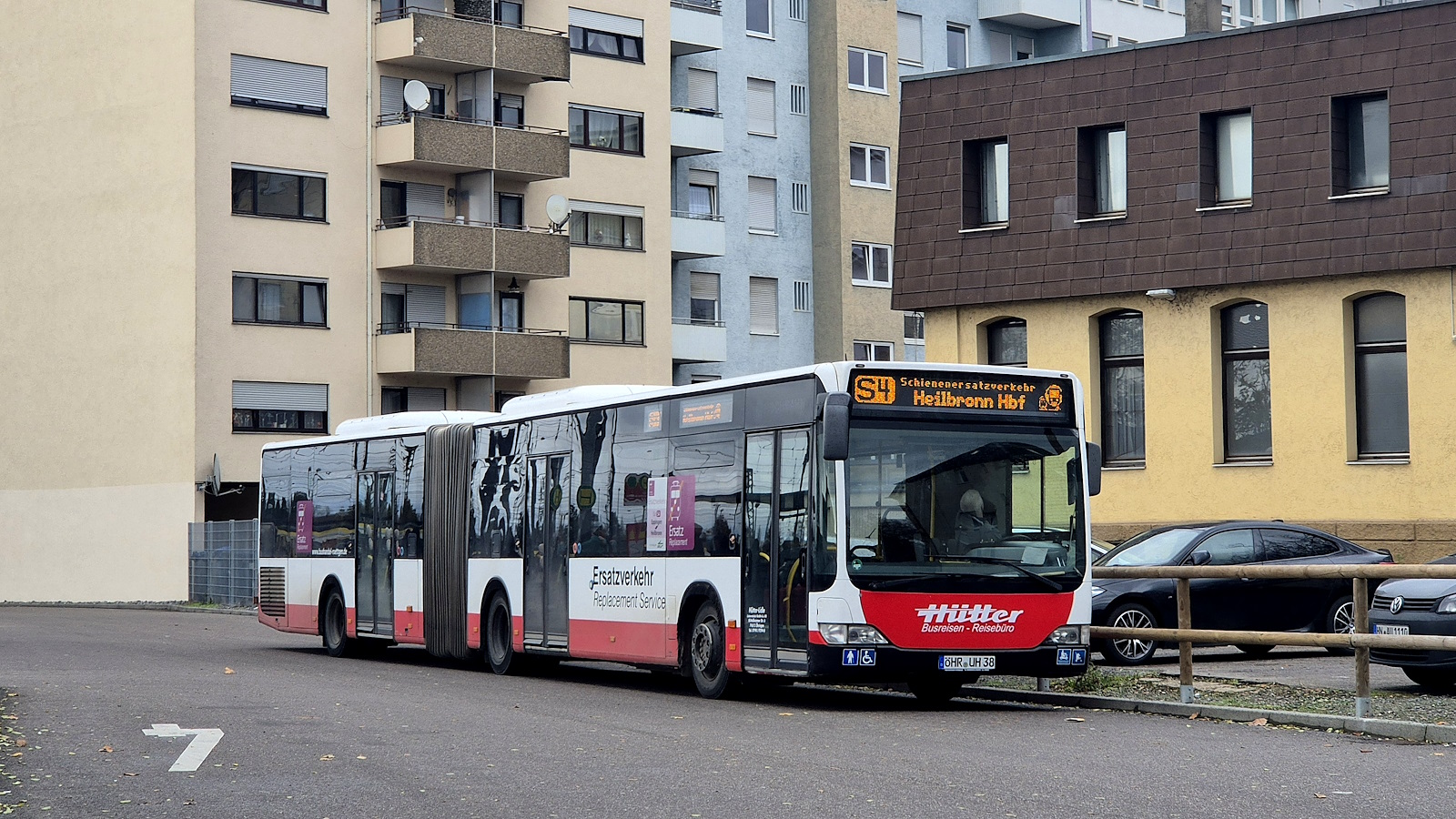 Künzelsau, Mercedes-Benz O530 Citaro Facelift G # ÖHR-UH 38; Karlsruhe — SEV Kraichgaubahn Karlsruhe <> Bretten <> Heilbronn