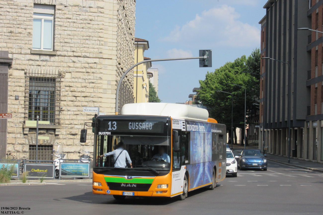 Brescia, MAN A21 Lion's City NL313 CNG # SU5701