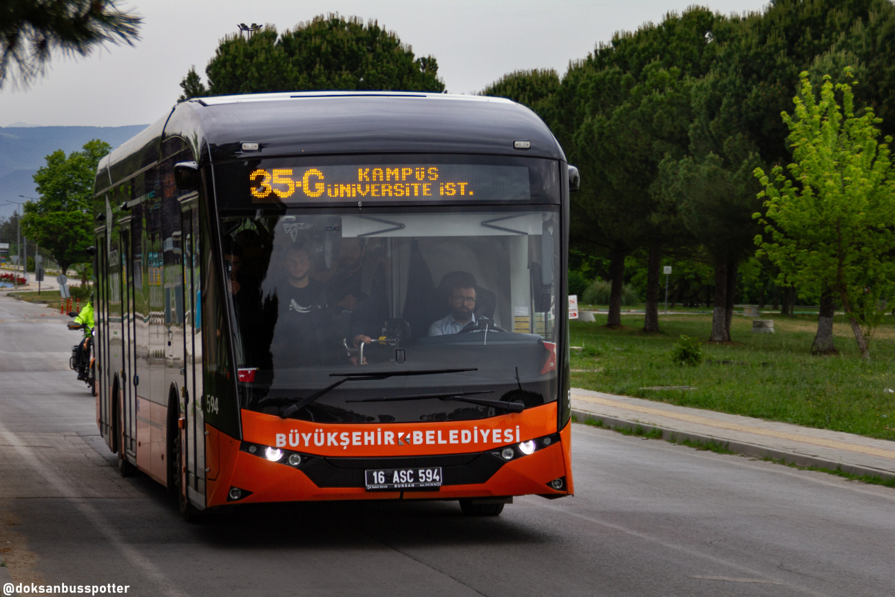 Bursa, Karsan e-ATA 12 # 594