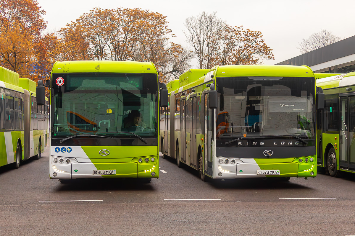 Tashkent, King Long XMQ6180G # 18320; Tashkent, King Long XMQ6180G # 02545