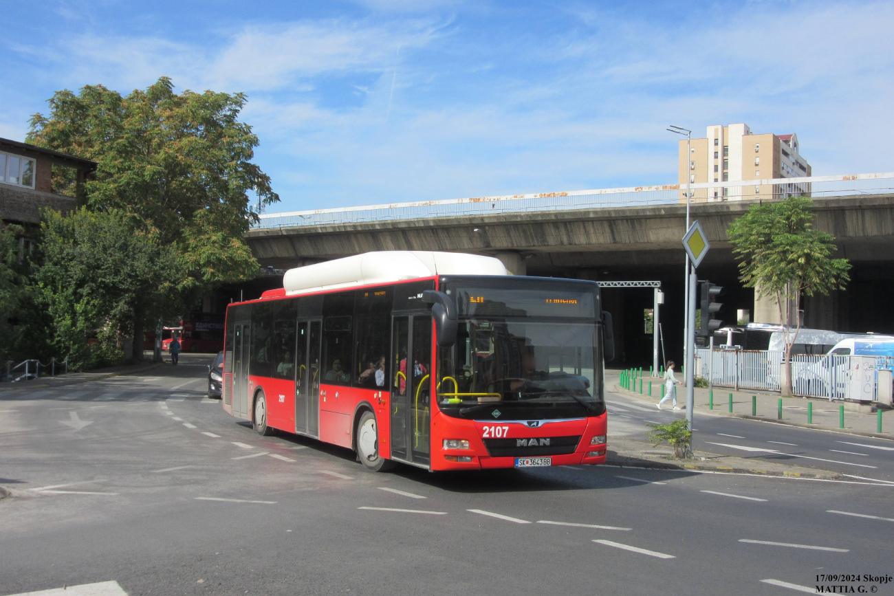 Skopje, MAN A21 Lion's City NL313 CNG # 2107
