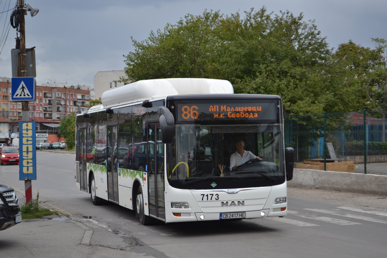 Sofia, MAN A21 Lion's City NL313 CNG # 7173