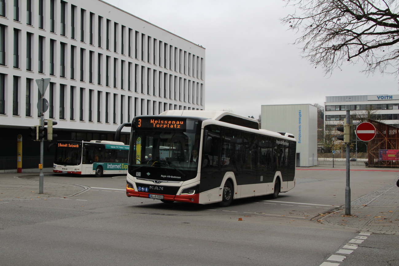 Ulm, MAN 12G Lion's City NL320 EfficientHybrid # UL-A 9201