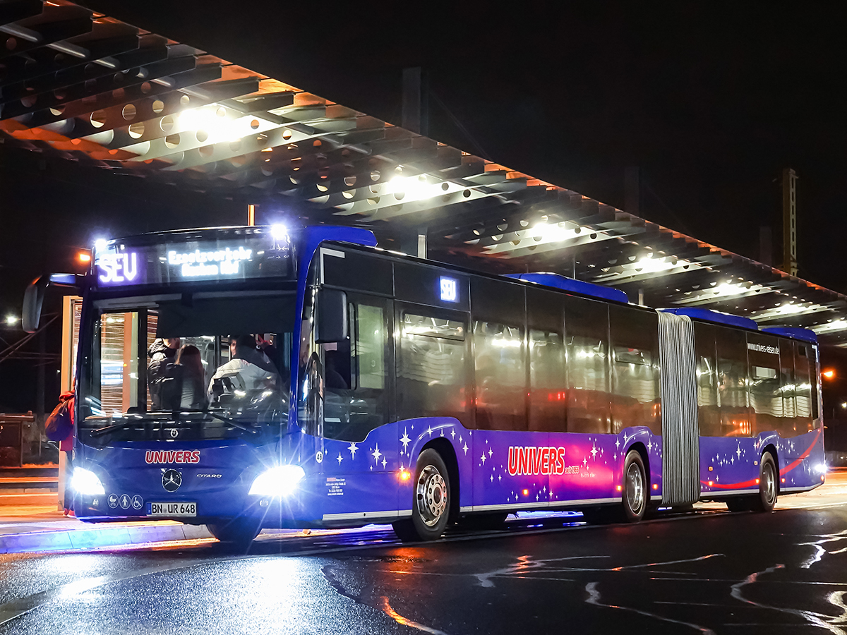 Bonn, Mercedes-Benz Citaro C2 G # 48; Bergheim — Zugentgleisung — SEV/BNV Köln-Horrem-Düren-Aachen
