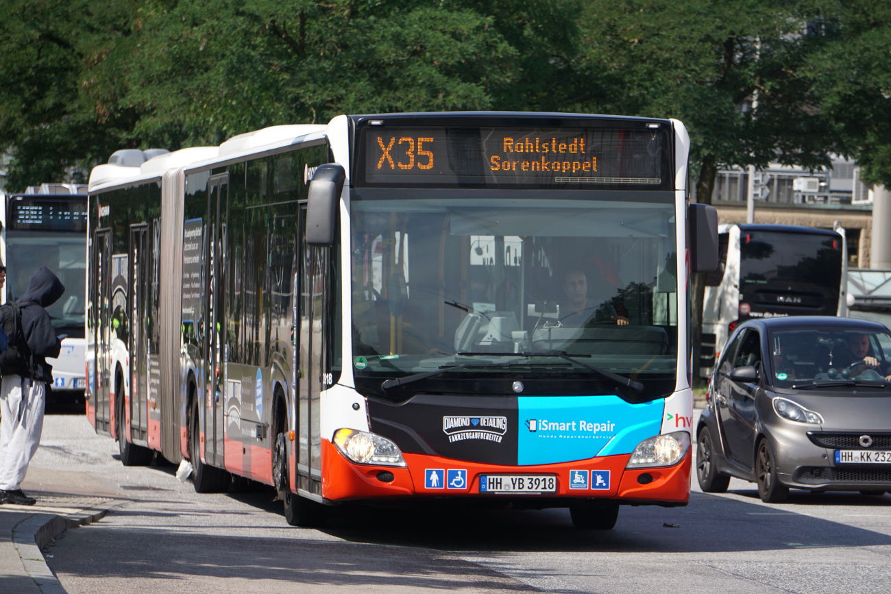 Hamburg, Mercedes-Benz Citaro C2 G # 3918