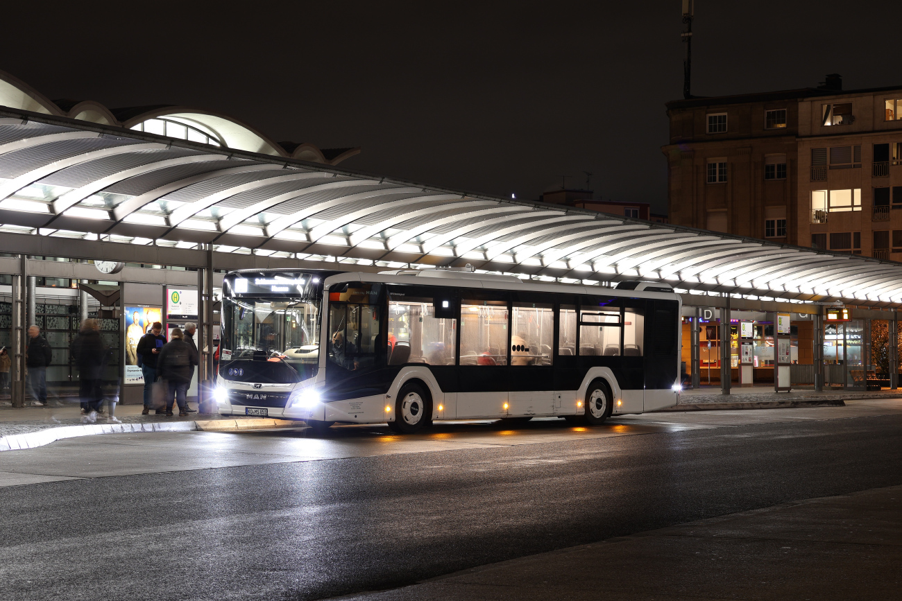 Koblenz, MAN 12C Lion's City NL330 EfficientHybrid # KO-MS 851