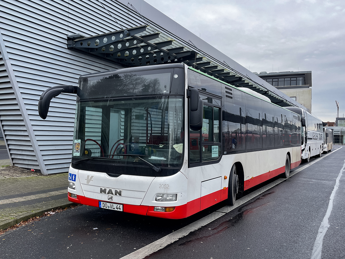 Dortmund, MAN A21 Lion's City NL283 # DO-VL 44; Bergheim — Zugentgleisung — SEV/BNV Köln-Horrem-Düren-Aachen