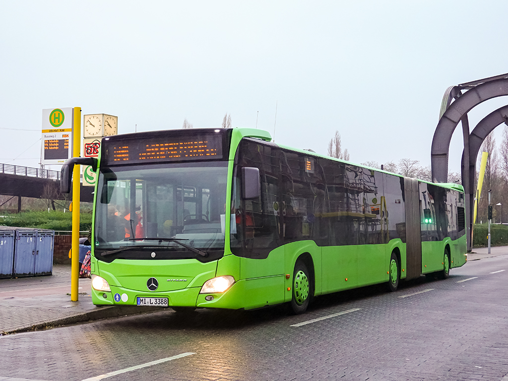 Minden (Westfalen), Mercedes-Benz Citaro C2 G # MI-L 3388; Oberhausen — Ersatzverkehr Generalsanierung Oberhausen — Emmerich