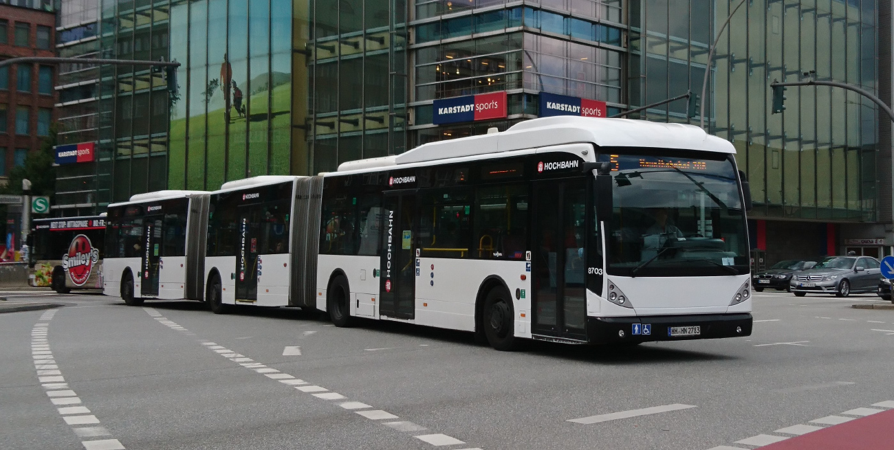 Hamburg, Van Hool New AGG300 # 8703