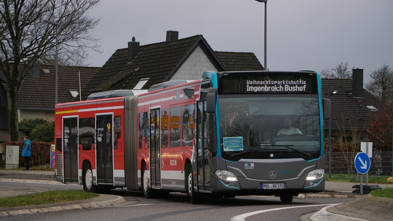 Nauen, Mercedes-Benz Citaro C2 G # HVL-WG 190