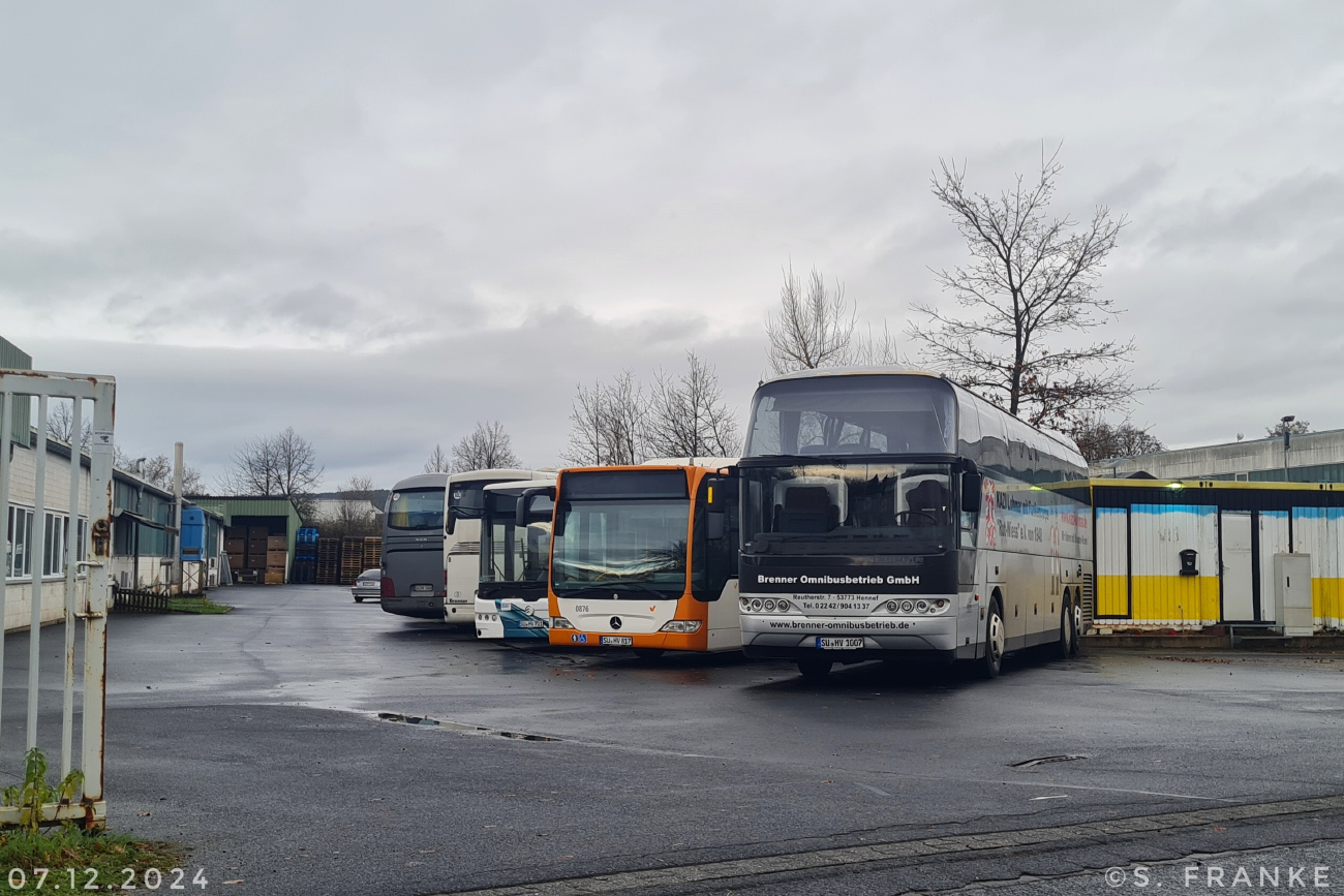 Siegburg, Neoplan N1116/3HC Cityliner # SU-HV 1007; Siegburg, Mercedes-Benz O530 Citaro Facelift K # SU-HV 817