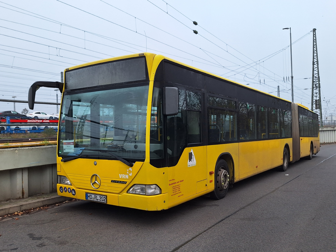 Heidelberg, Mercedes-Benz O530 Citaro G # HD-RL 202; Worms — SEV Worms — Bensheim ("Nibelungenbahn")