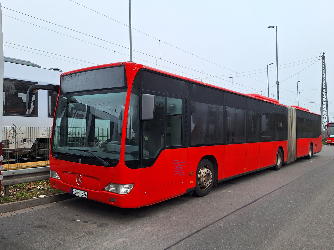 Heidelberg, Mercedes-Benz O530 Citaro Facelift G # HD-RL 324; Worms — SEV Worms — Bensheim ("Nibelungenbahn")