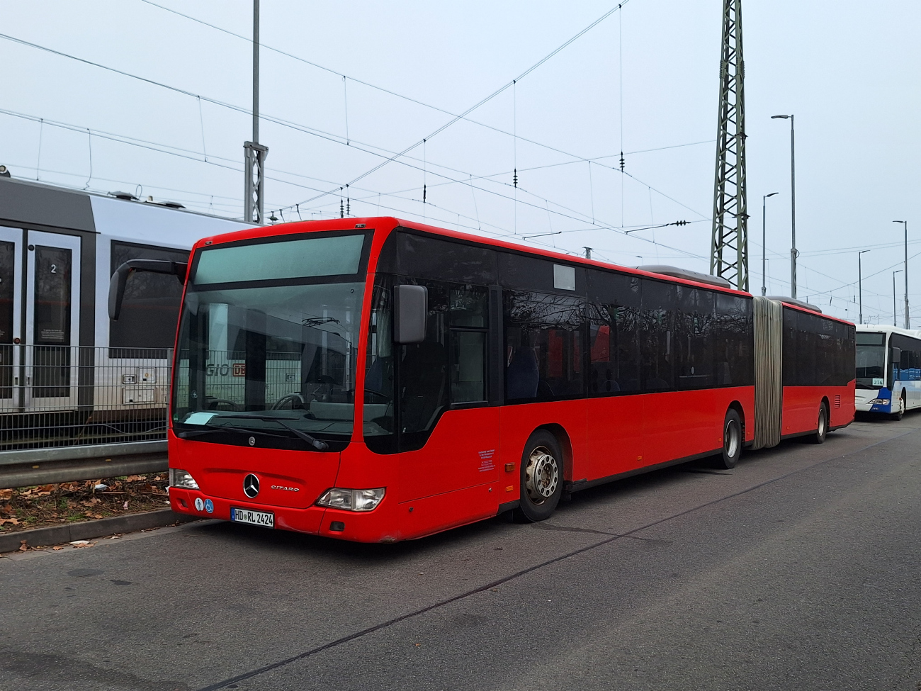 Heidelberg, Mercedes-Benz O530 Citaro Facelift G # HD-RL 2424; Worms — SEV Worms — Bensheim ("Nibelungenbahn")