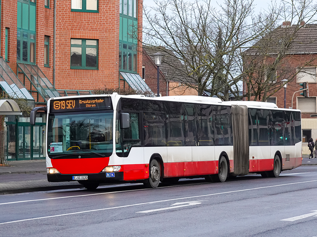 Essen, Mercedes-Benz O530 Citaro Facelift G # E-SC 3120; Bergheim — Zugentgleisung — SEV/BNV Köln-Horrem-Düren-Aachen