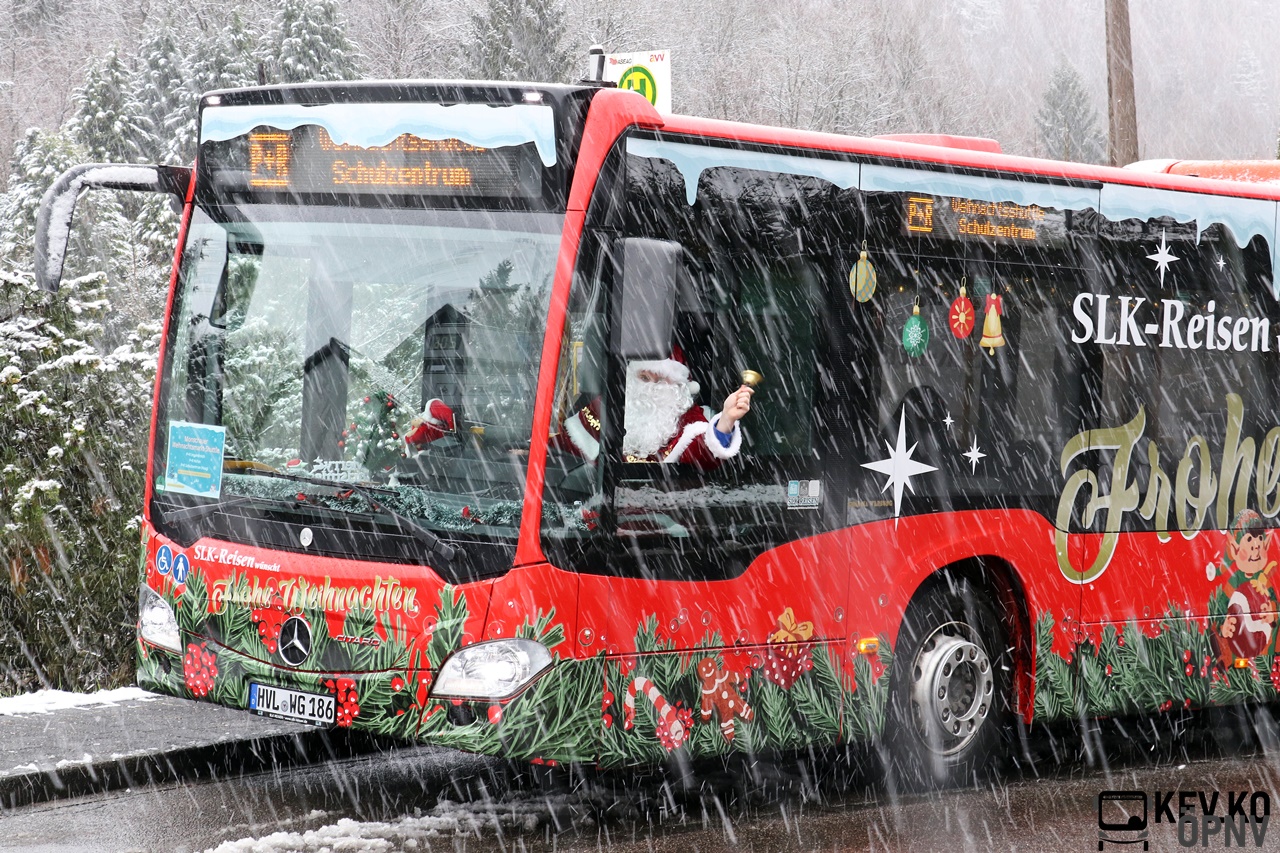 Nauen, Mercedes-Benz Citaro C2 G # HVL-WG 186