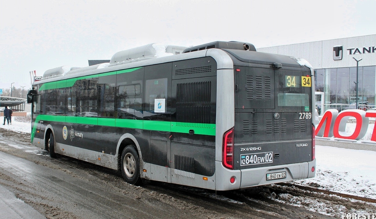 Almaty, Yutong ZK6126HG (CNG) # 2789