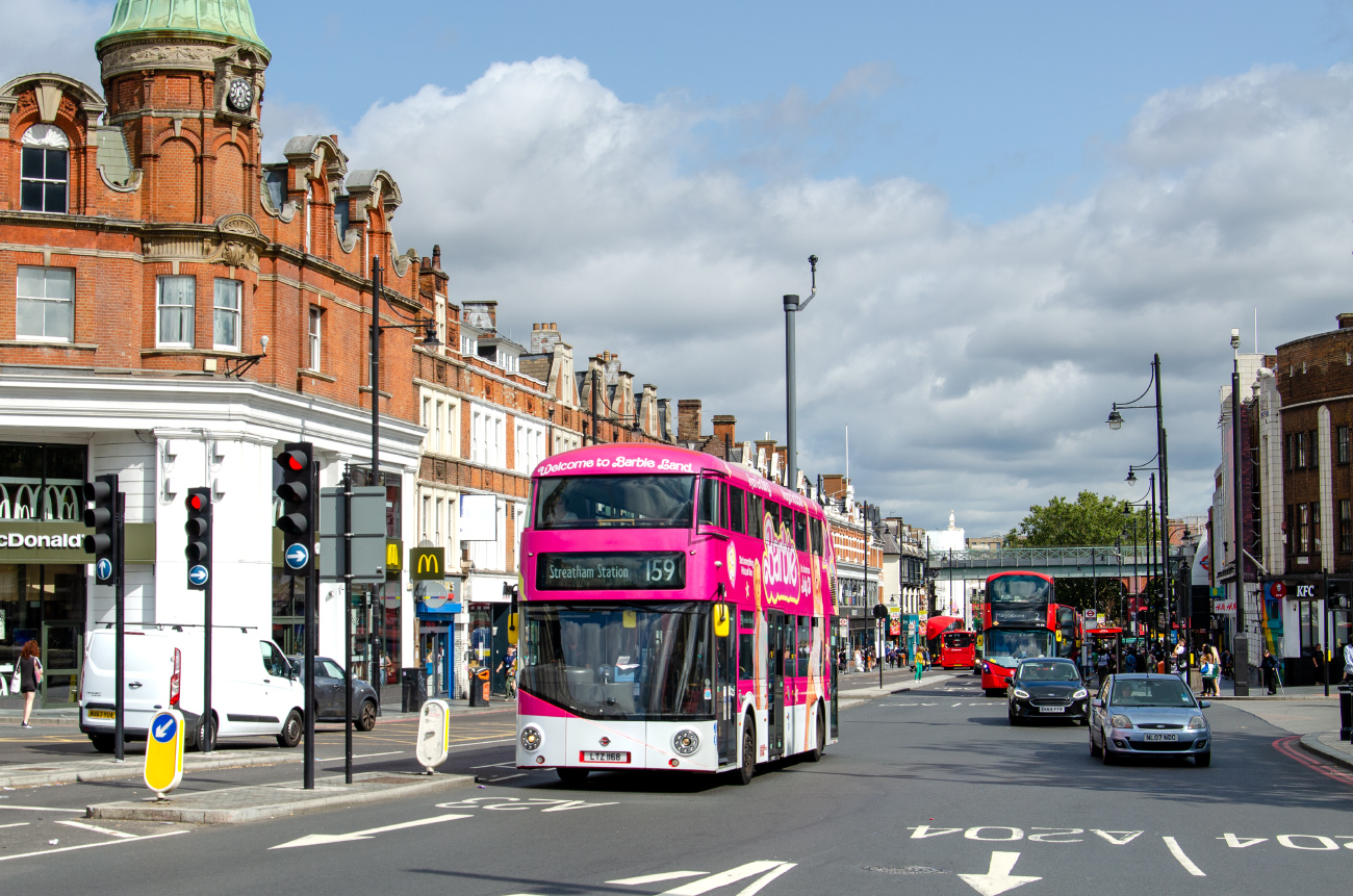 London, Wright New Bus for London # LT168