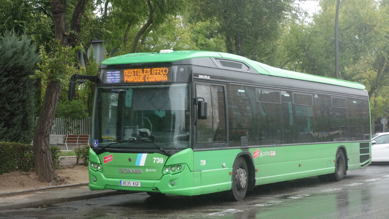 Madrid, Scania Citywide LE 12M Hybrid # 739