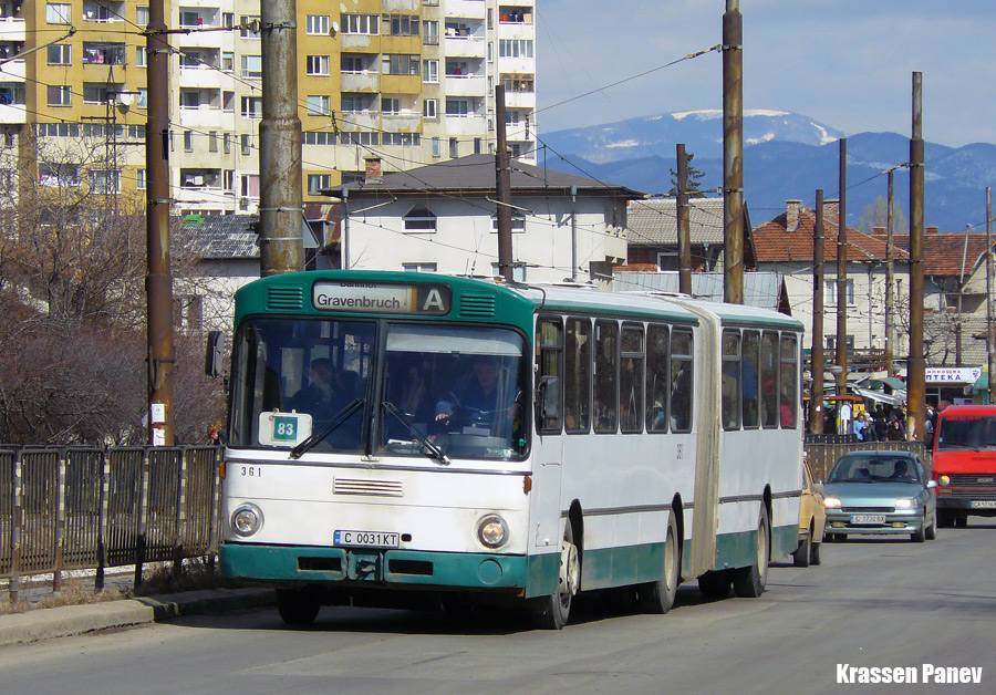 Sofia, Mercedes-Benz O305G # 361