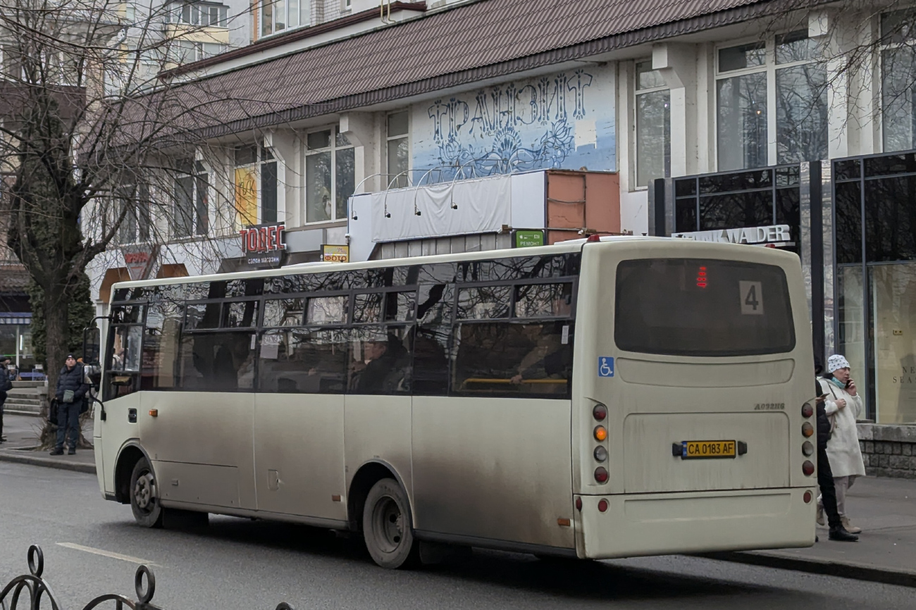 Cherkassy, Ataman A092H6 # СА 0183 АF