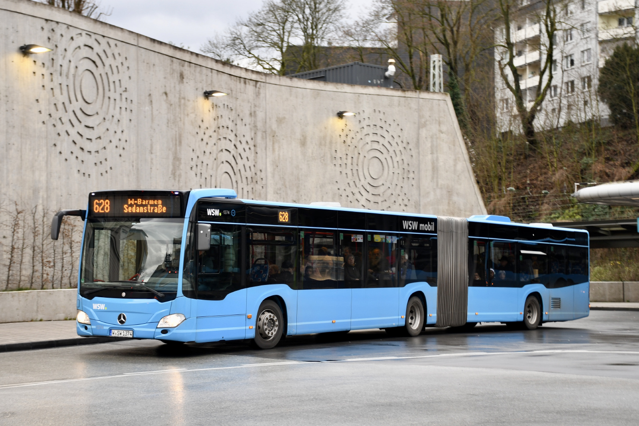 Wuppertal, Mercedes-Benz Citaro C2 G # 1374