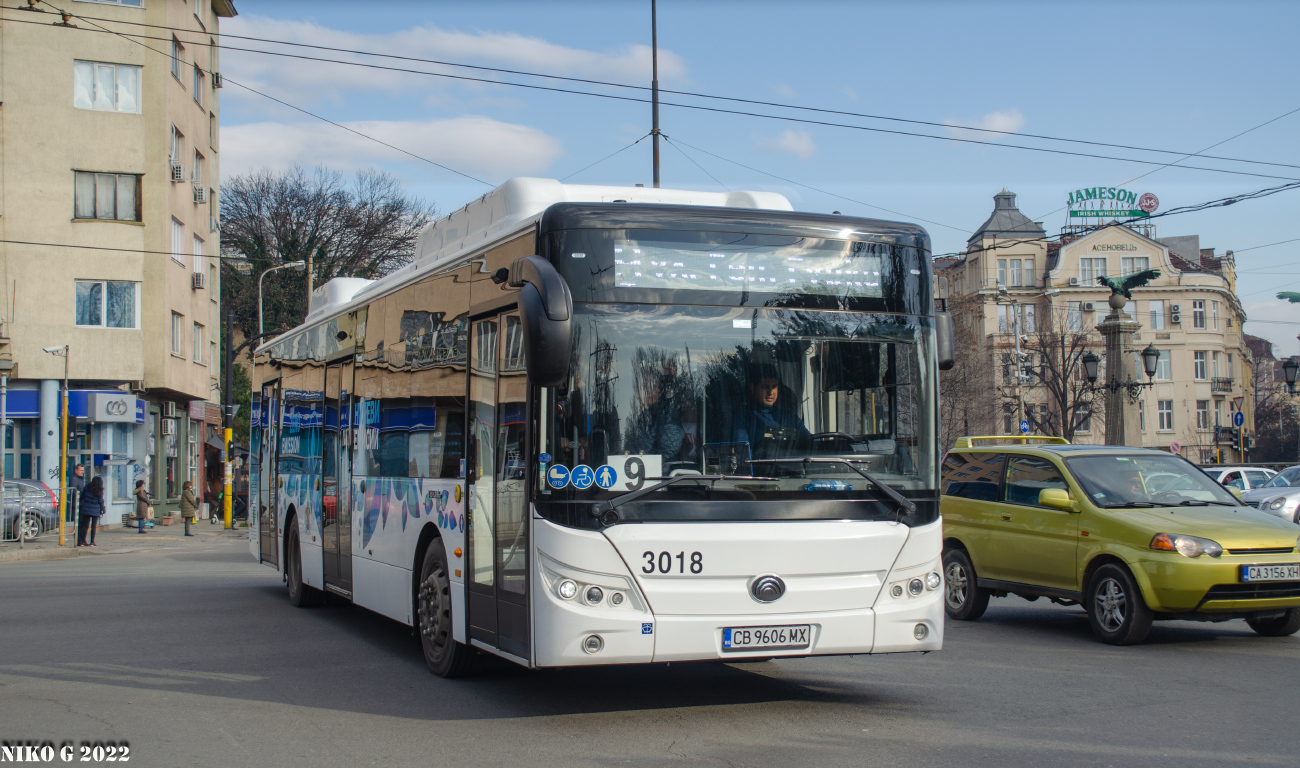 Sofia, Yutong E12LF # 3018