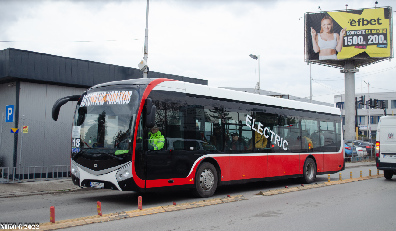 Sofia, SOR NS 12 electric # 0253