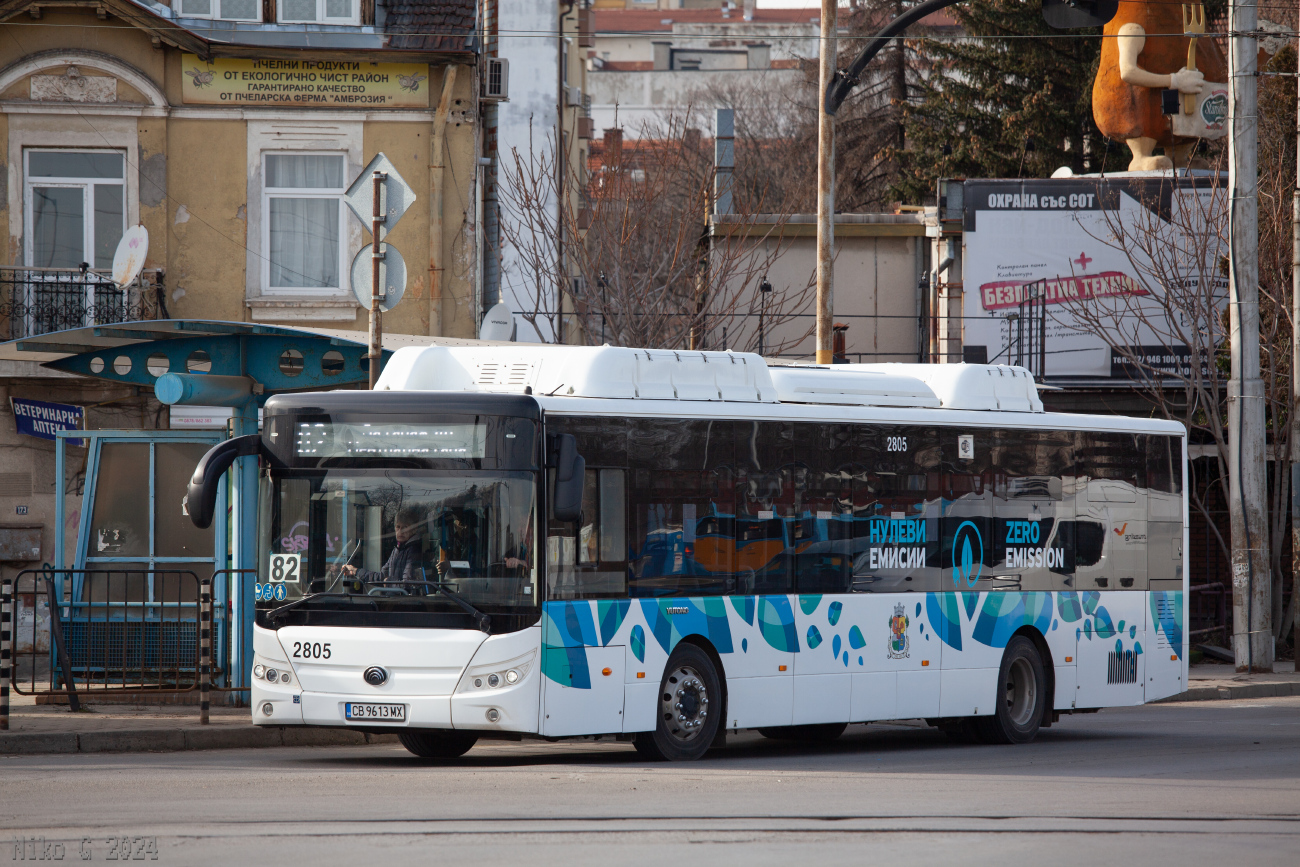 Sofia, Yutong E12LF # 2805