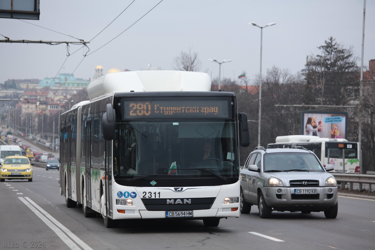 Sofia, MAN A23 Lion's City G NG313 CNG # 2311