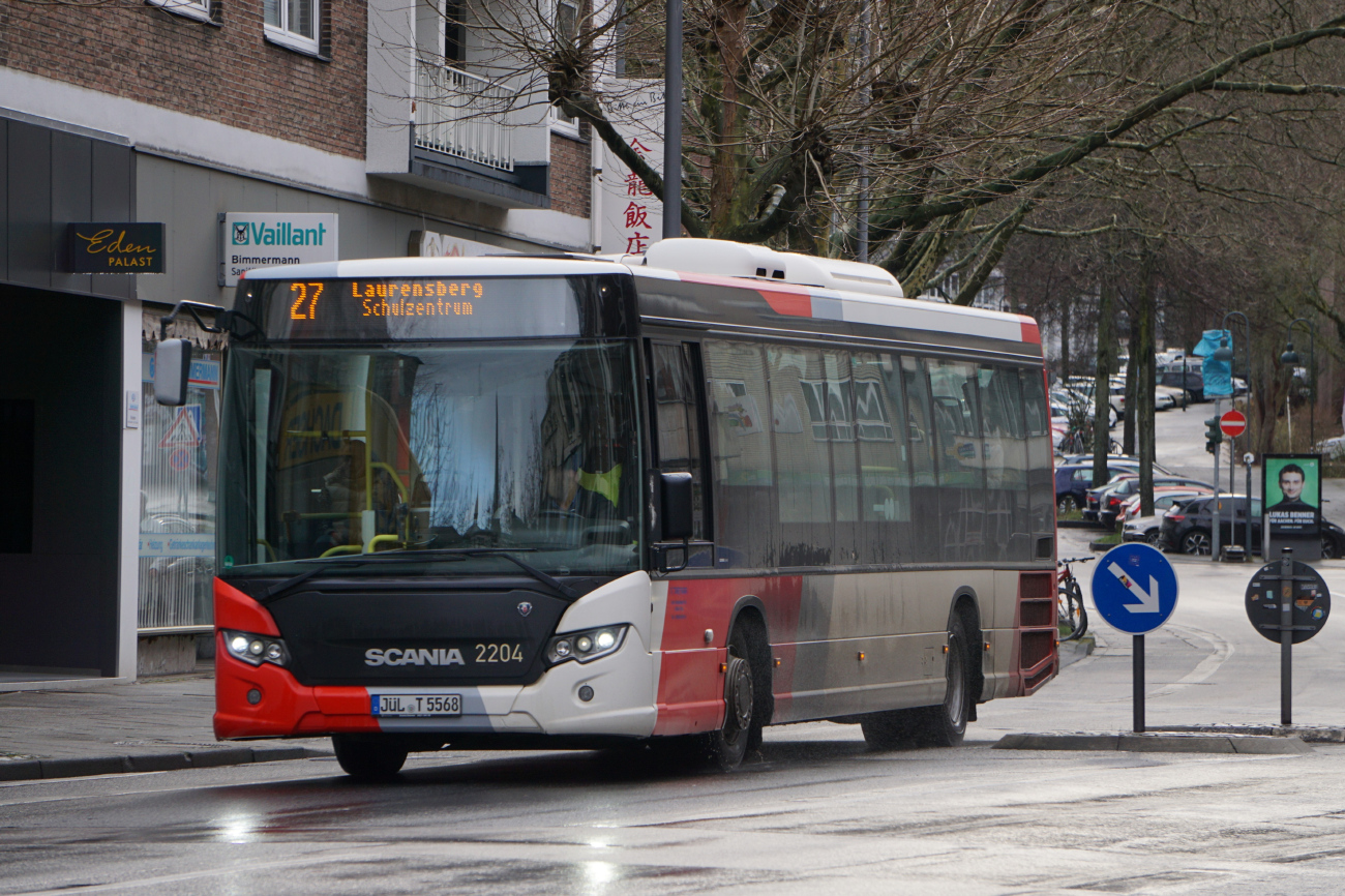 Düren, Scania Citywide LE # 2204