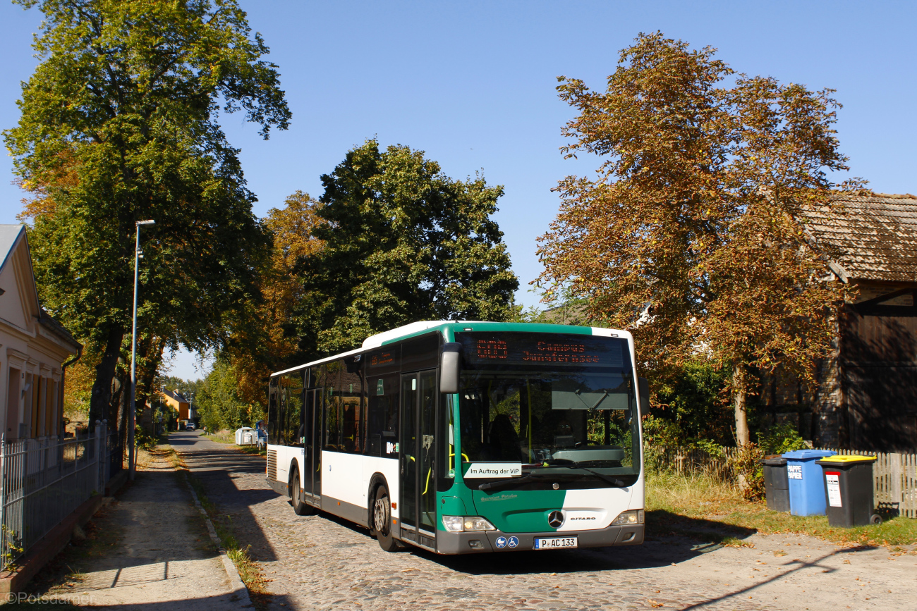 Potsdam, Mercedes-Benz O530 Citaro Facelift # P-AC 133; Potsdam — Fan-Sonderfahrt mit  P-AC 133 am 22.09.2024