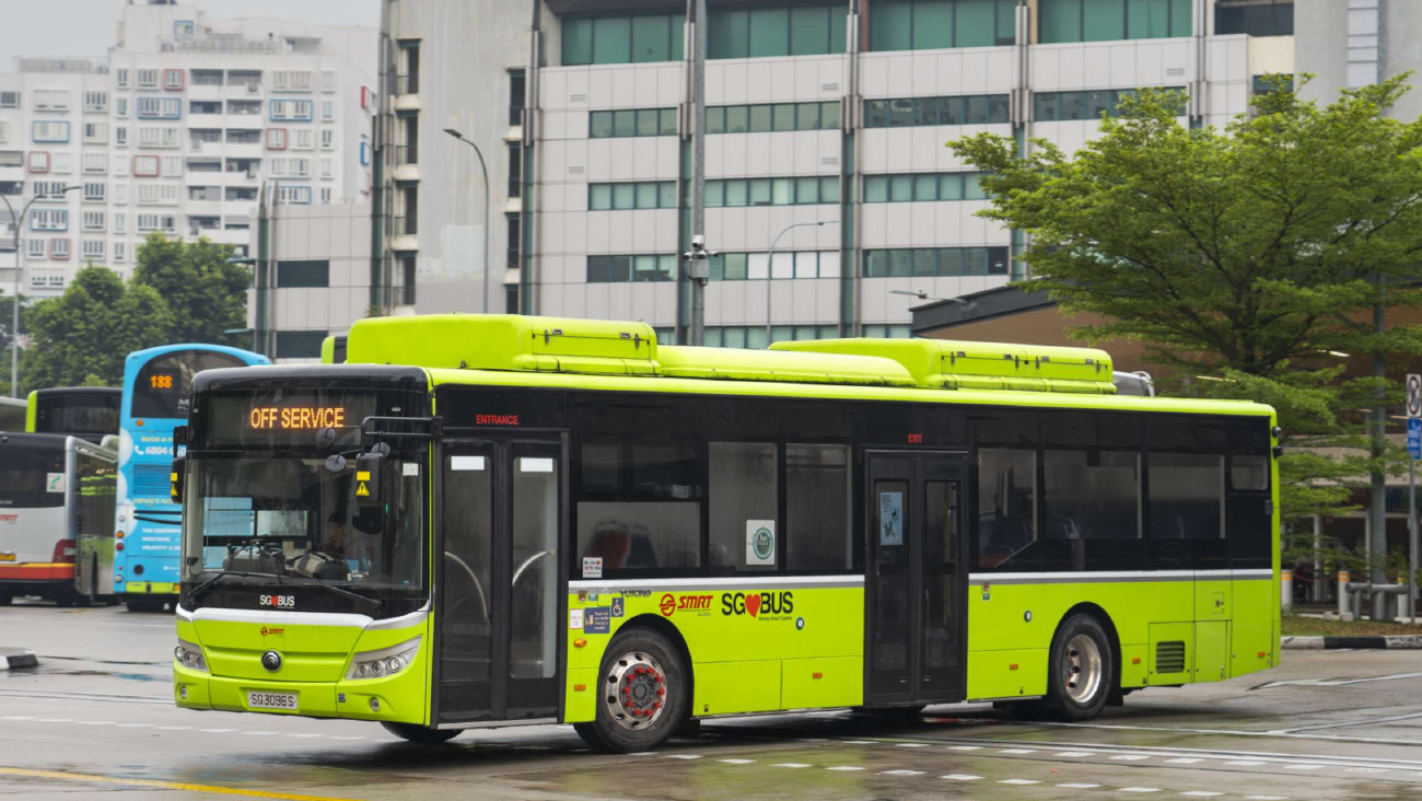 Singapore, Yutong E12 # SG3096S