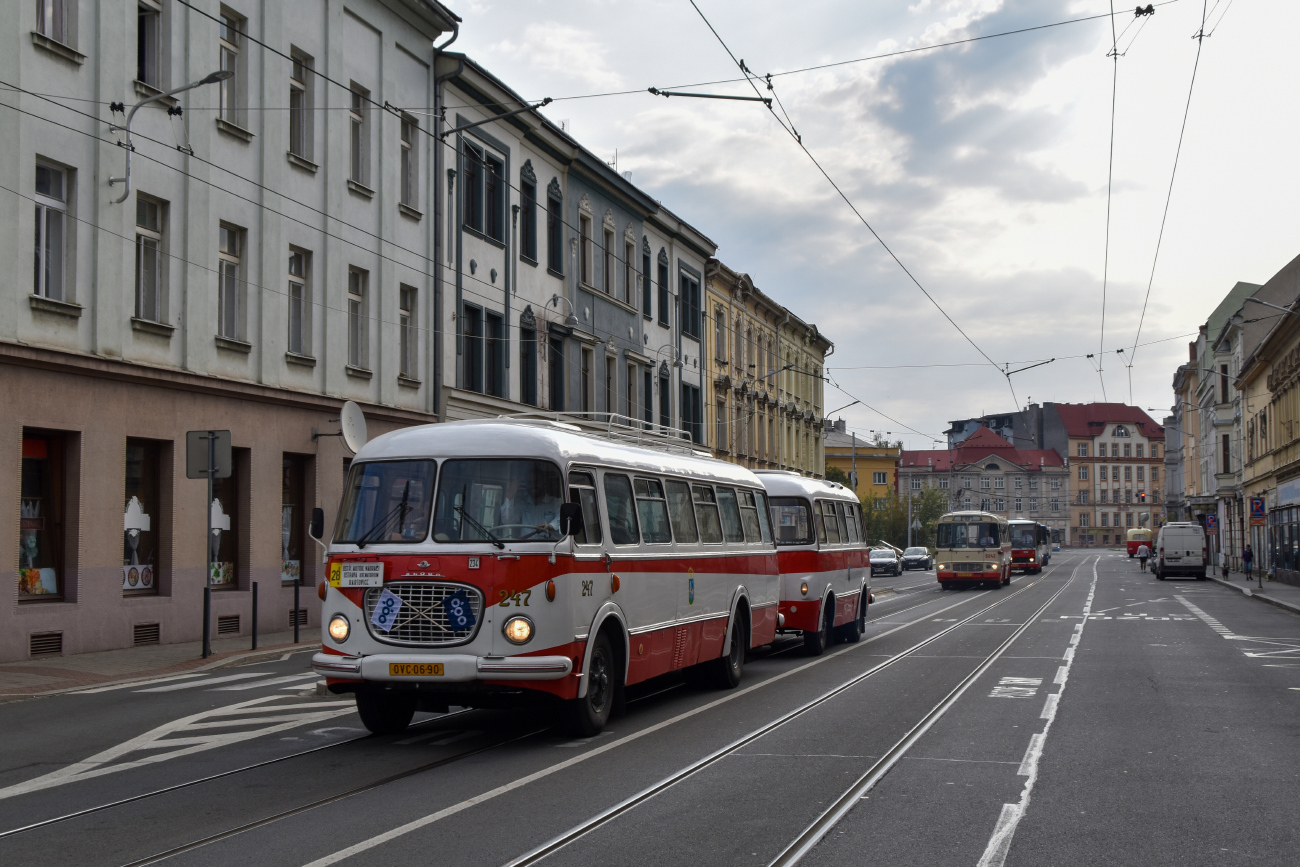 Ostrava, Škoda 706 RTO CAR # 247; Ostrava — 7. 9. 2024 — Parade to 130th anniversary of Ostrava public transport