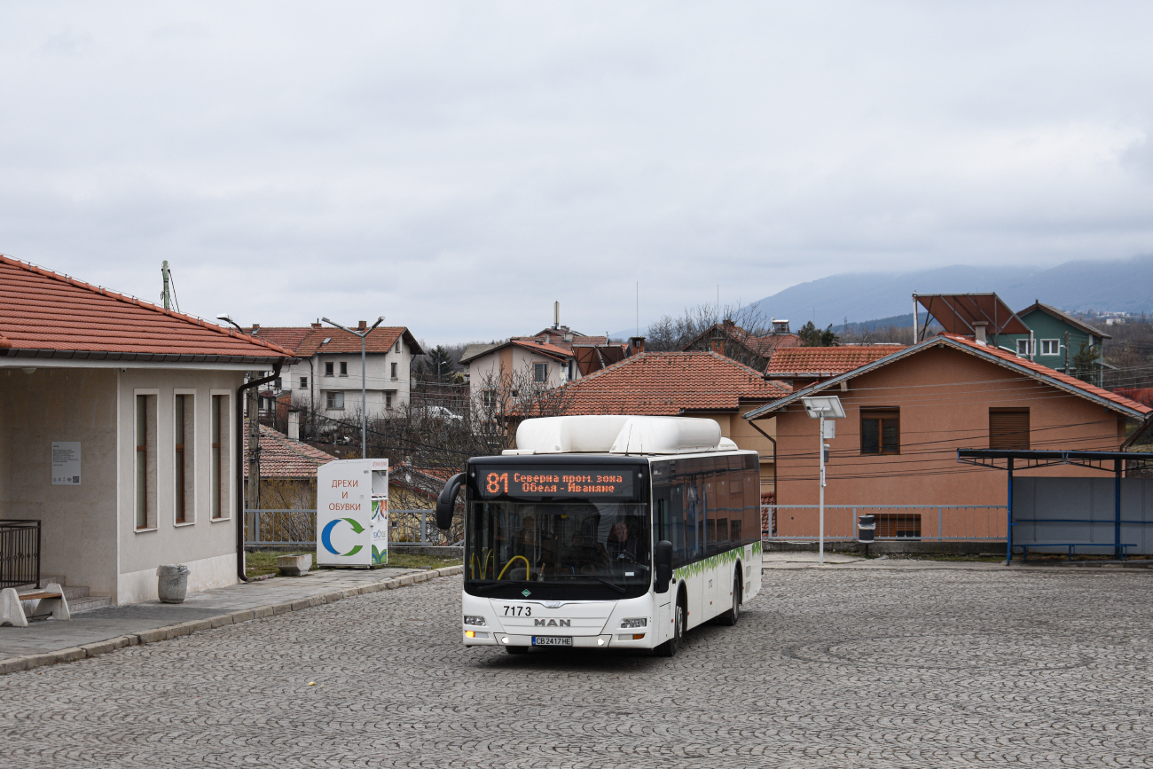 Sofia, MAN A21 Lion's City NL313 CNG # 7173