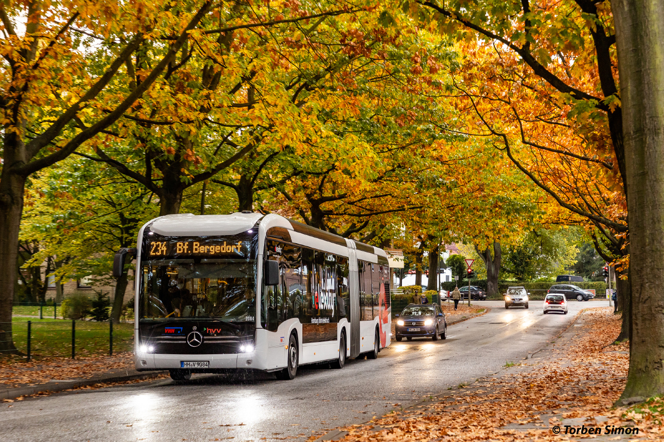 Hamburg, Mercedes-Benz eCitaro G # 2084