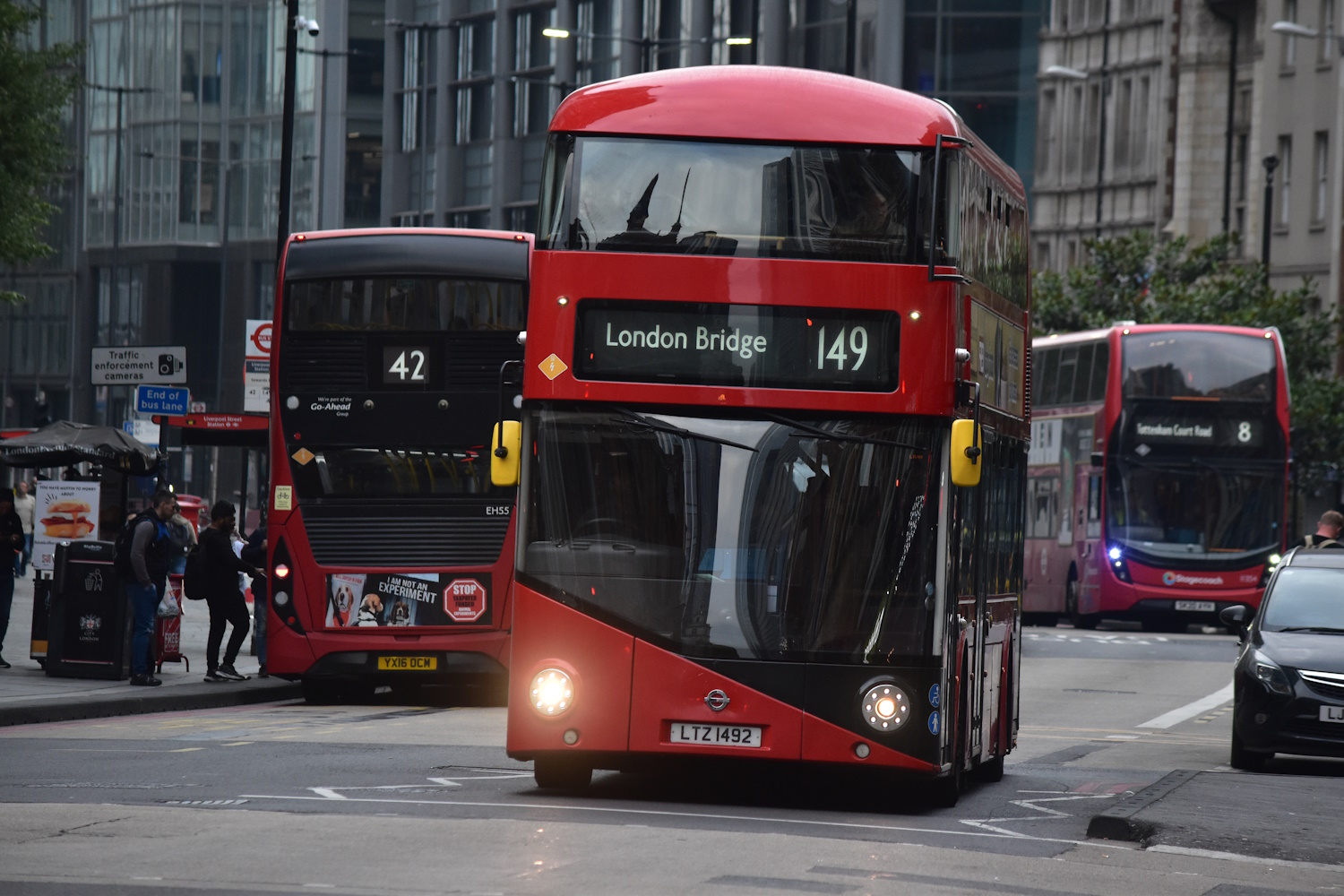 London, Wright New Bus for London # LT492