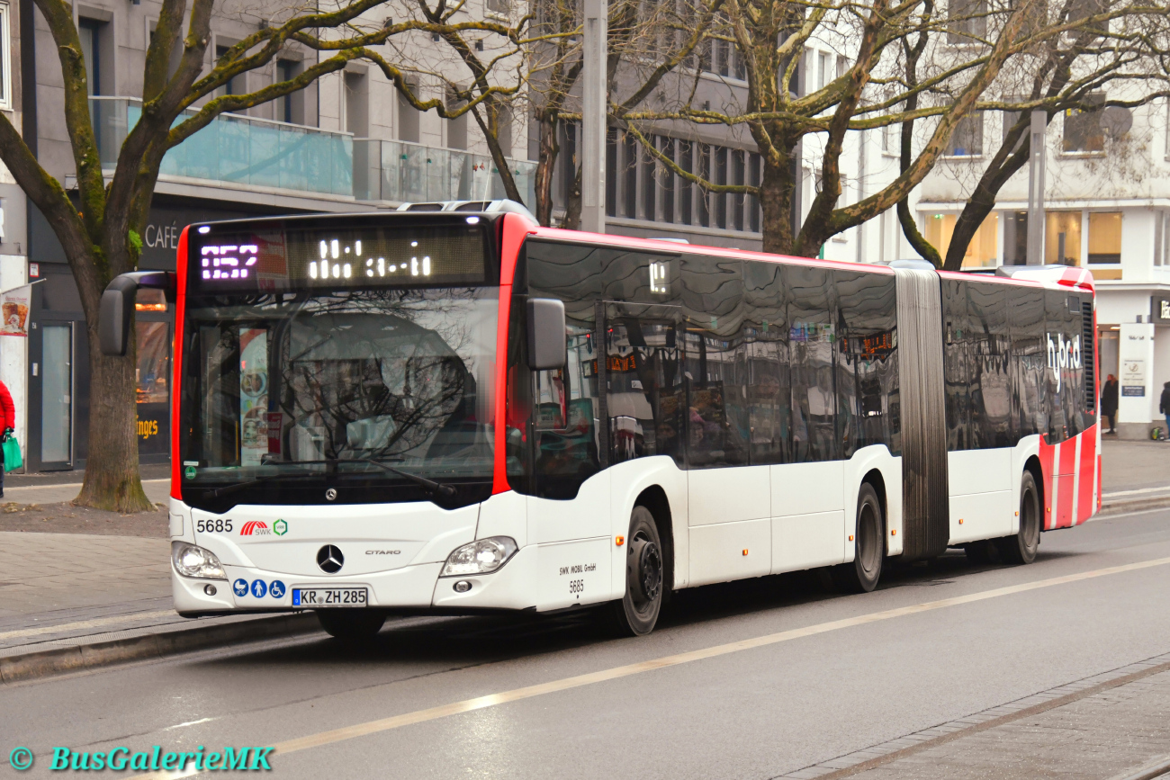 Krefeld, Mercedes-Benz Citaro C2 G Hybrid # 5685
