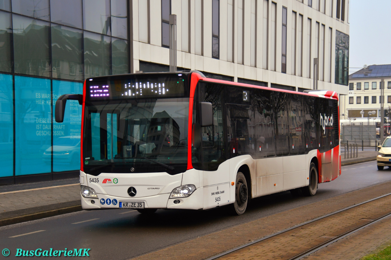 Krefeld, Mercedes-Benz Citaro C2 Hybrid # 5435