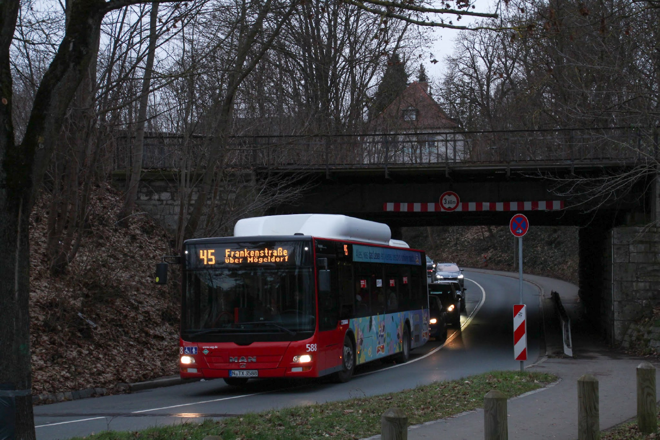 Nuremberg, MAN A21 Lion's City NL273 CNG # 588