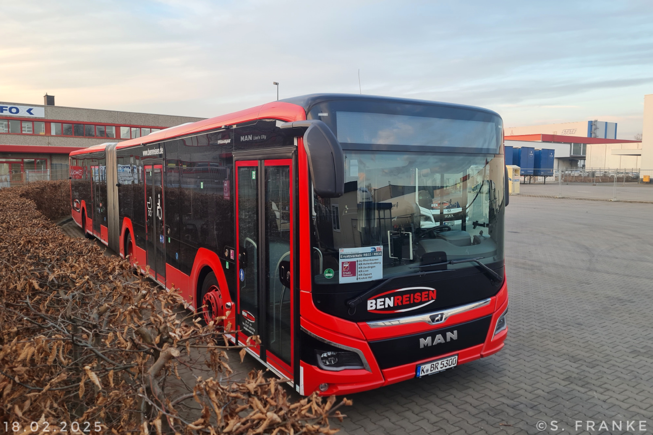 Cologne, MAN 18C Lion's City NG360 EfficientHybrid # K-BR 5300