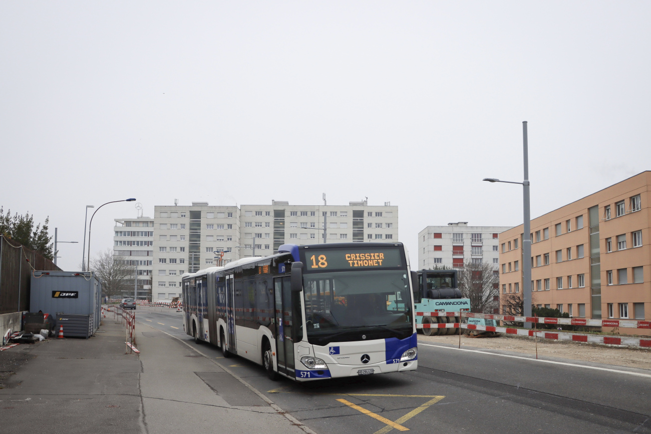 Lausanne, Mercedes-Benz Citaro C2 G # 571