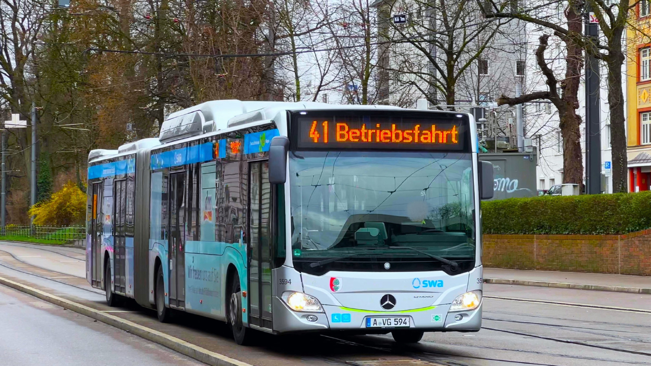 Augsburg, Mercedes-Benz Citaro C2 G NGT # 3594