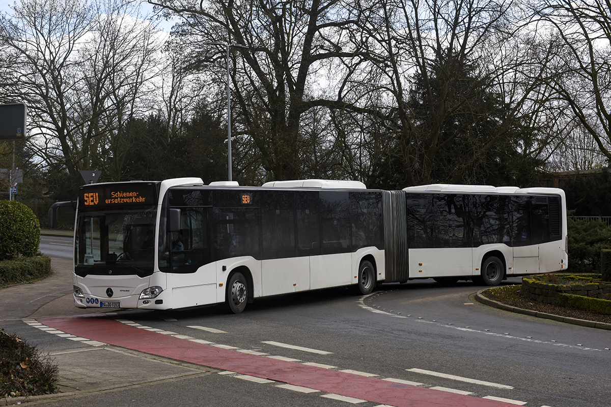Borken, Mercedes-Benz Citaro C2 G # MA-DO 9283; Oberhausen — Ersatzverkehr Generalsanierung Oberhausen — Emmerich